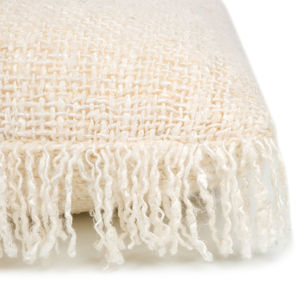 OH MY GEE Cushion Cover Cream macro view