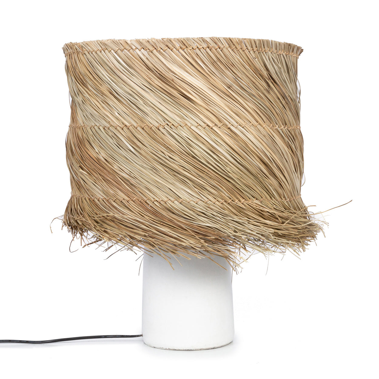 THE PANDAN Table Lamp Natural White front view