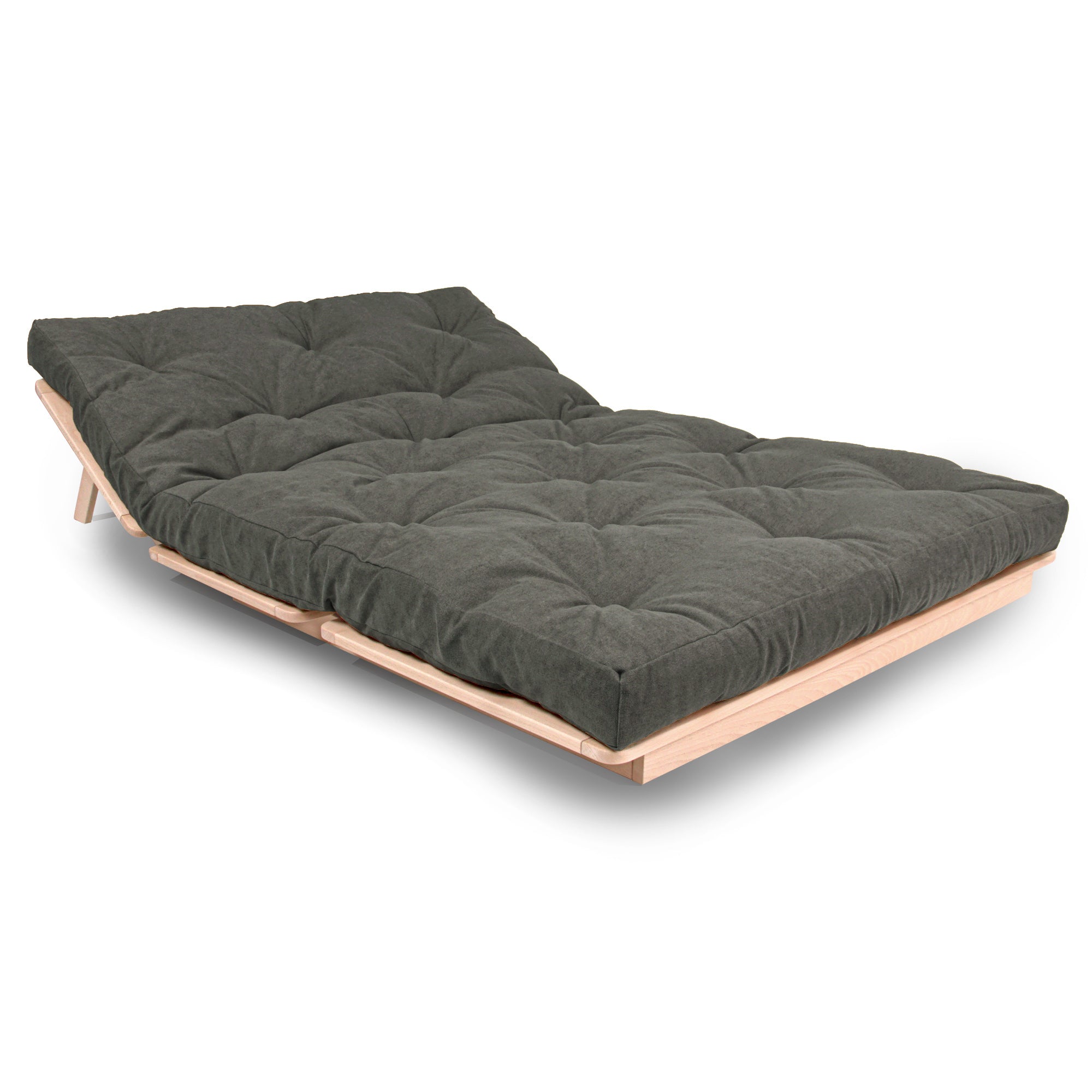 LAYTI-140 Futon-Stuhl, Buchenholz, Naturfarbe