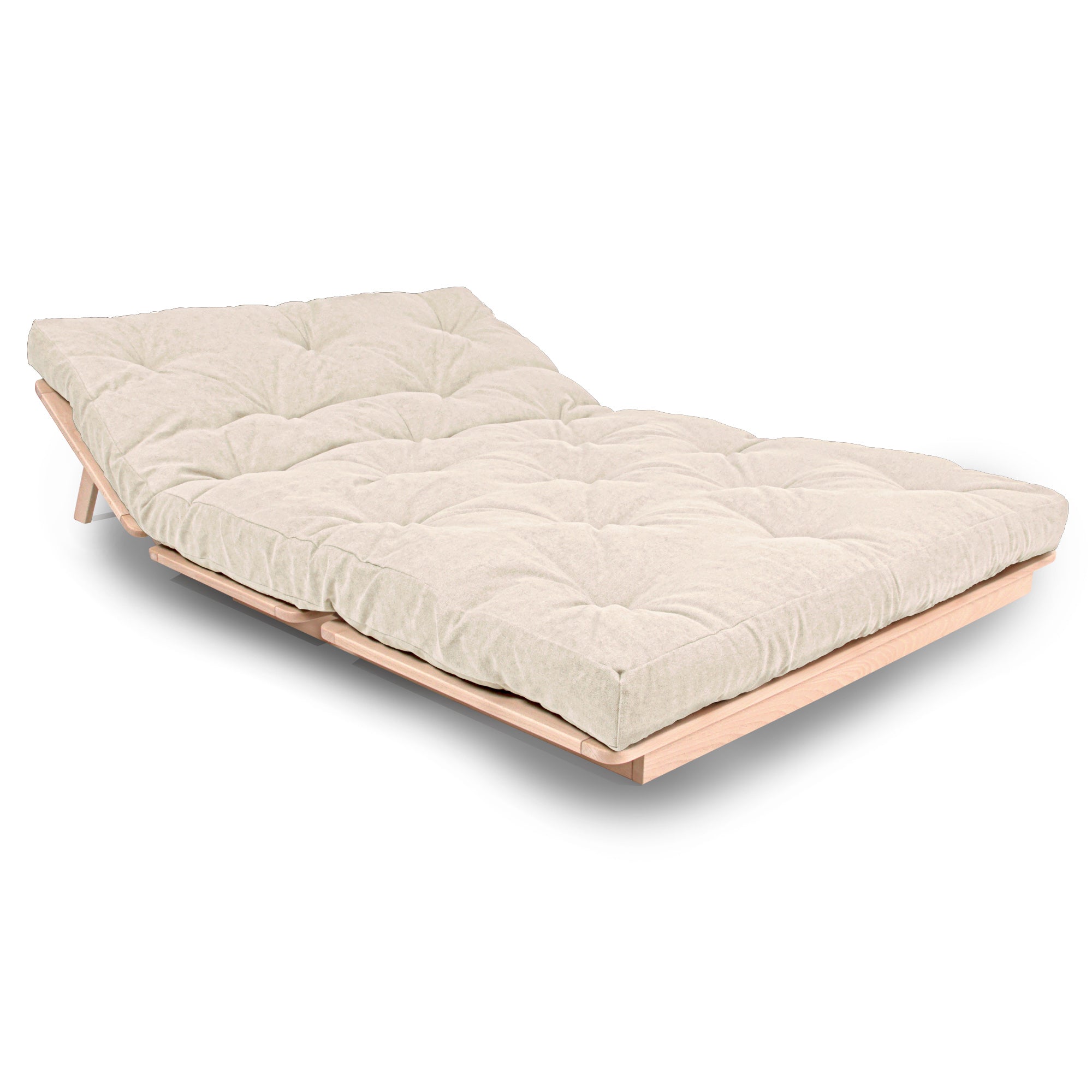 LAYTI-140 Futon-Stuhl, Buchenholz, Naturfarbe