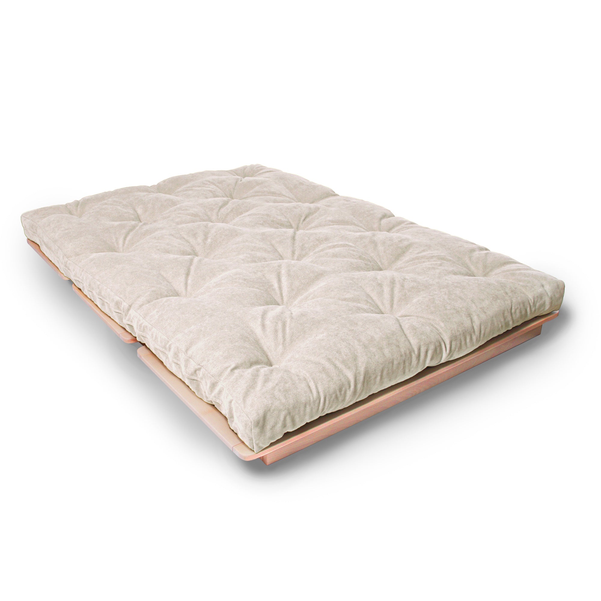 LAYTI-140 Futon-Stuhl, Buchenholz, Naturfarbe