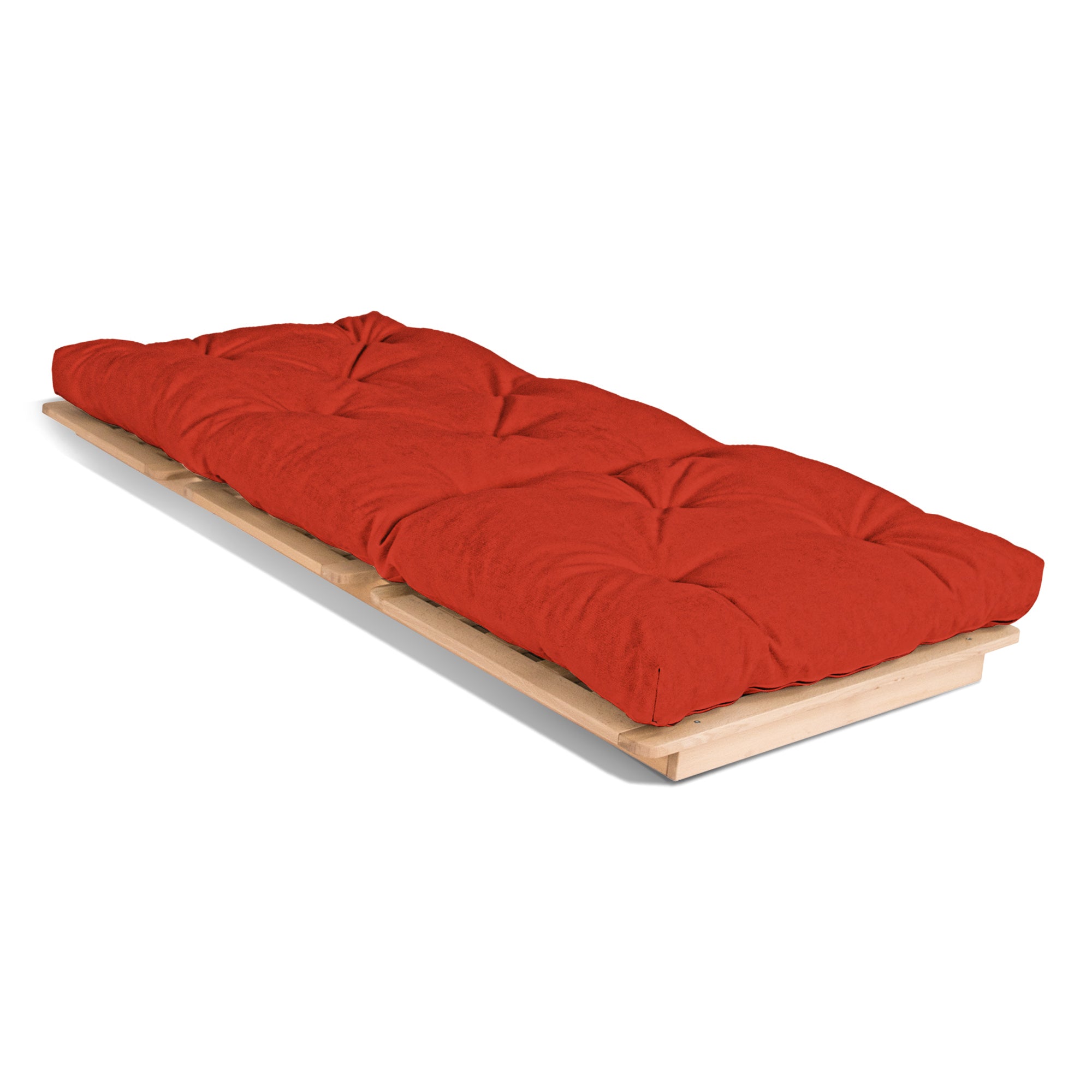 LAYTI-90 Futon-Stuhl, Buchenholzrahmen, Naturfarbe