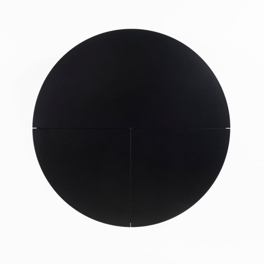 PILL Multifunctional Cabinet-black with black-front view