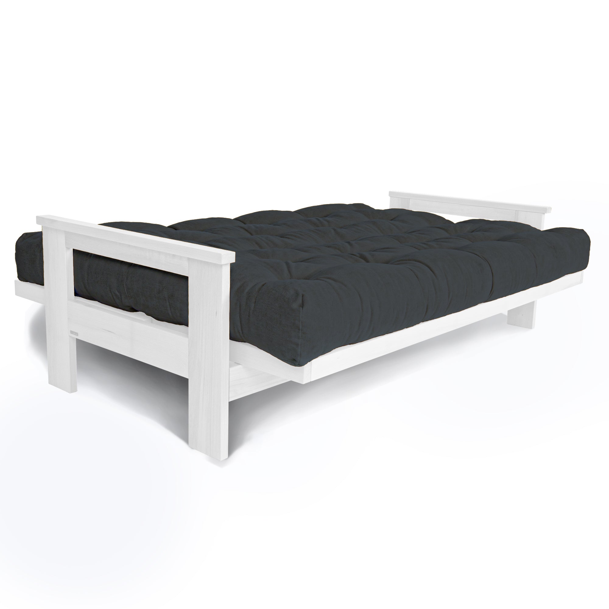 MEXICO Schlafsofa, Buchenholzrahmen, weiße Farbe