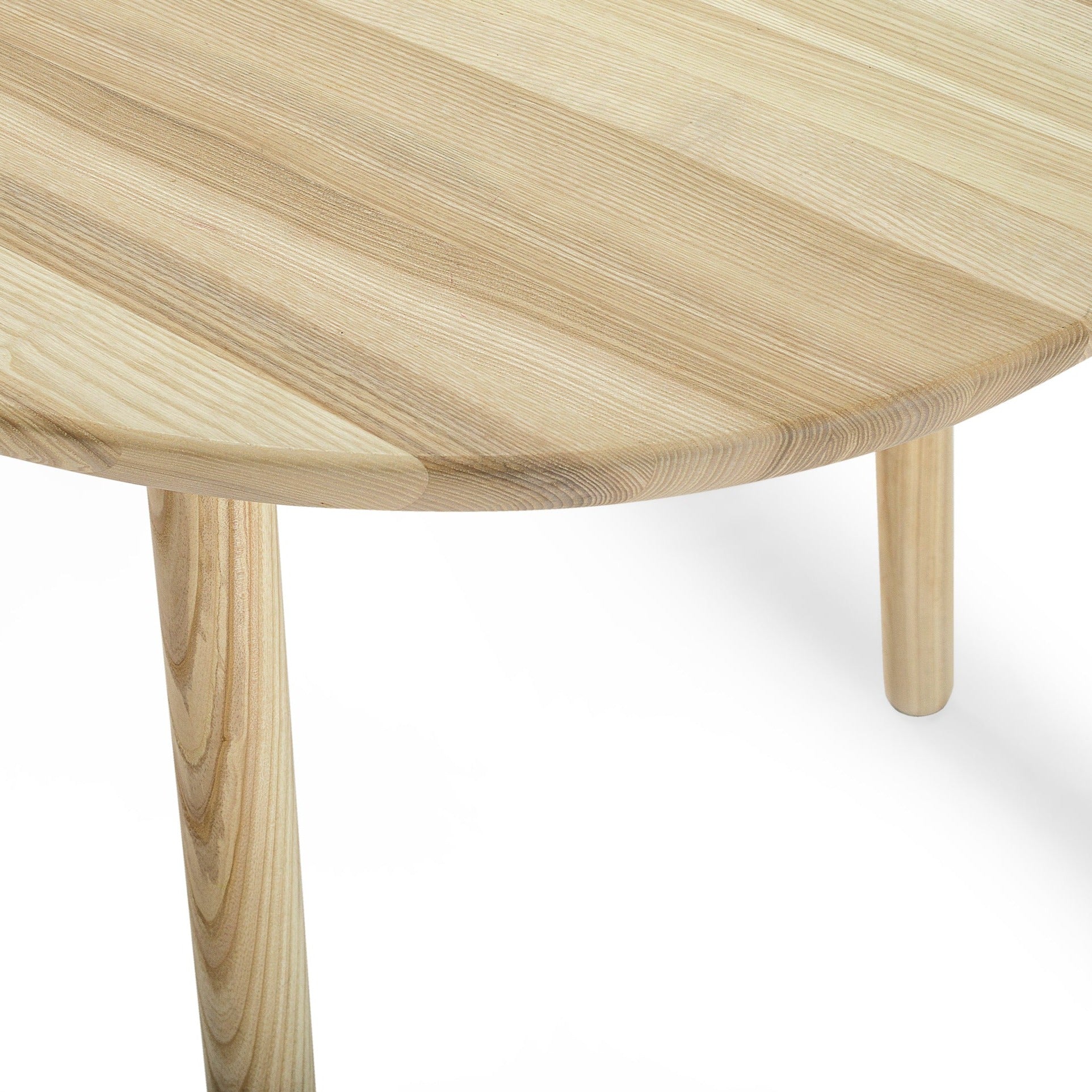 NAЇVE Dining Table natural ash 180 cm diameter