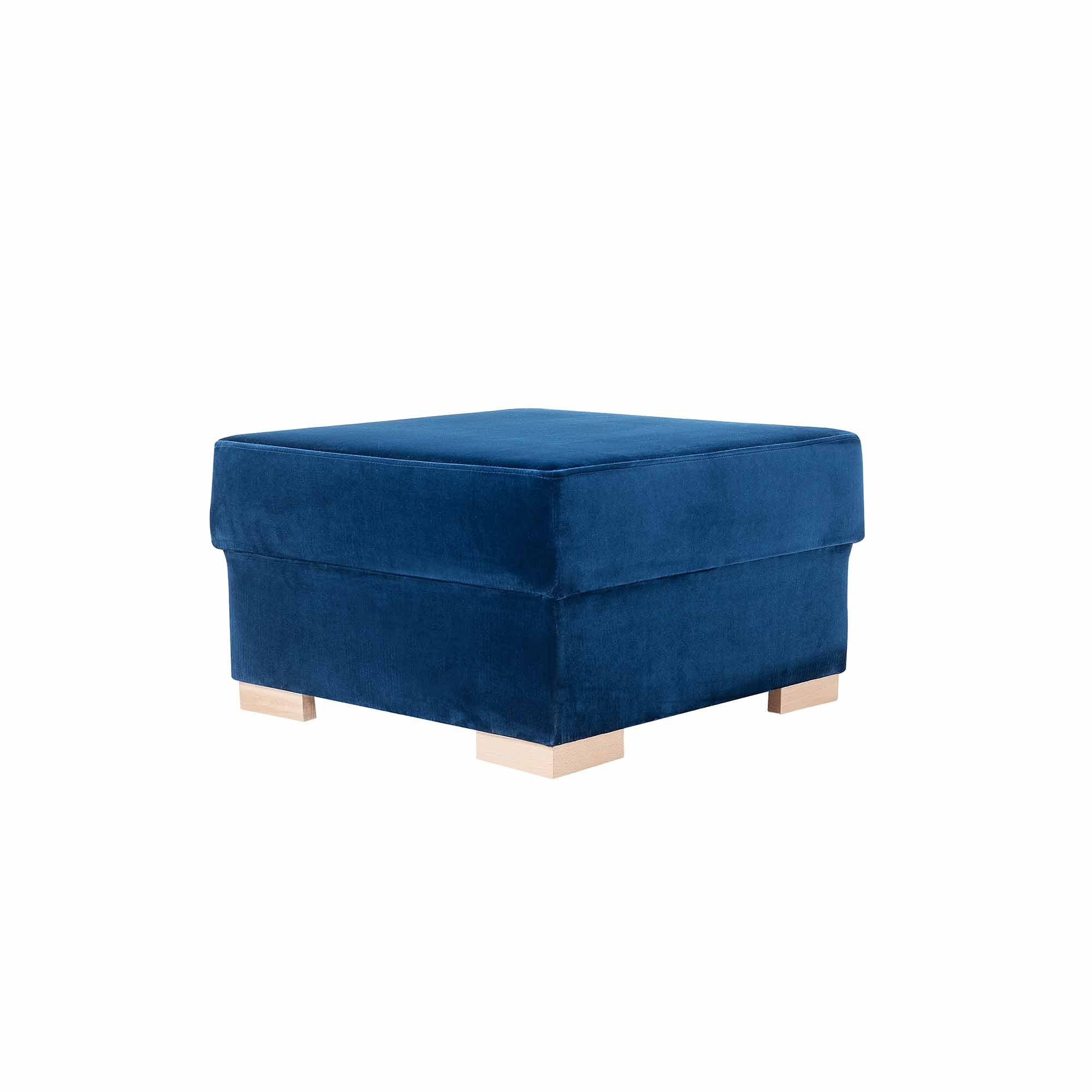 STABLE Pouffe upholstery colour blue