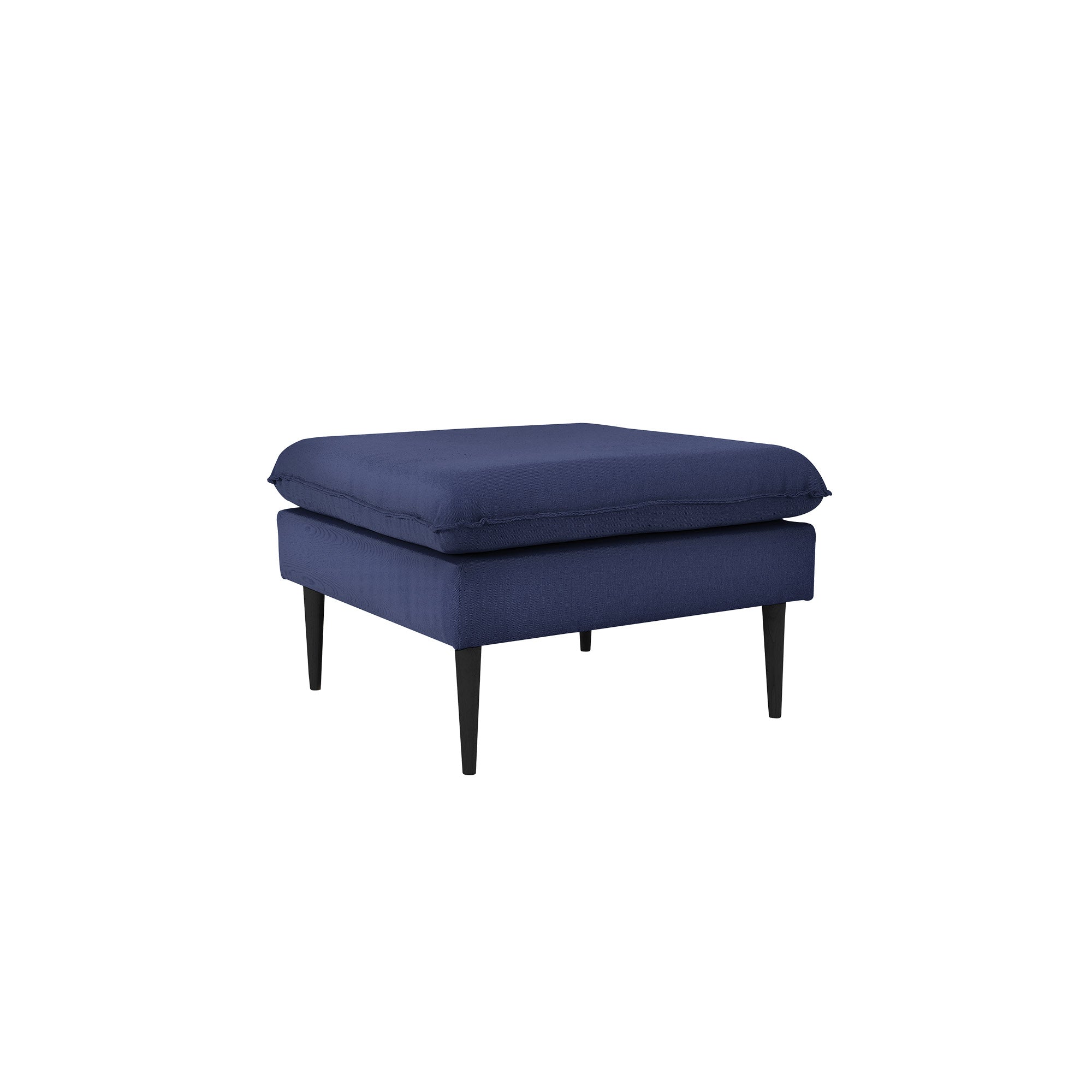 POSH Black Pouffe upholstery colour blue