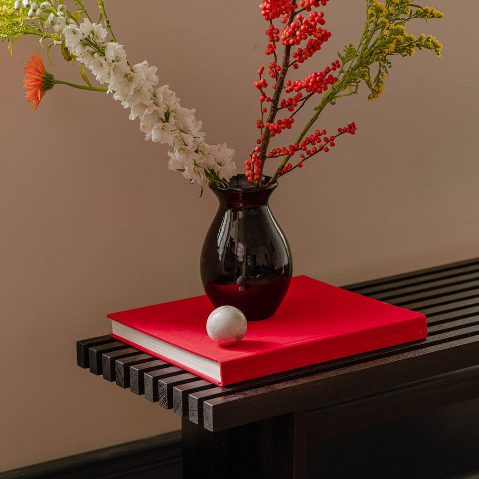 QUBANC Bench 105 black oak-crop interior side view