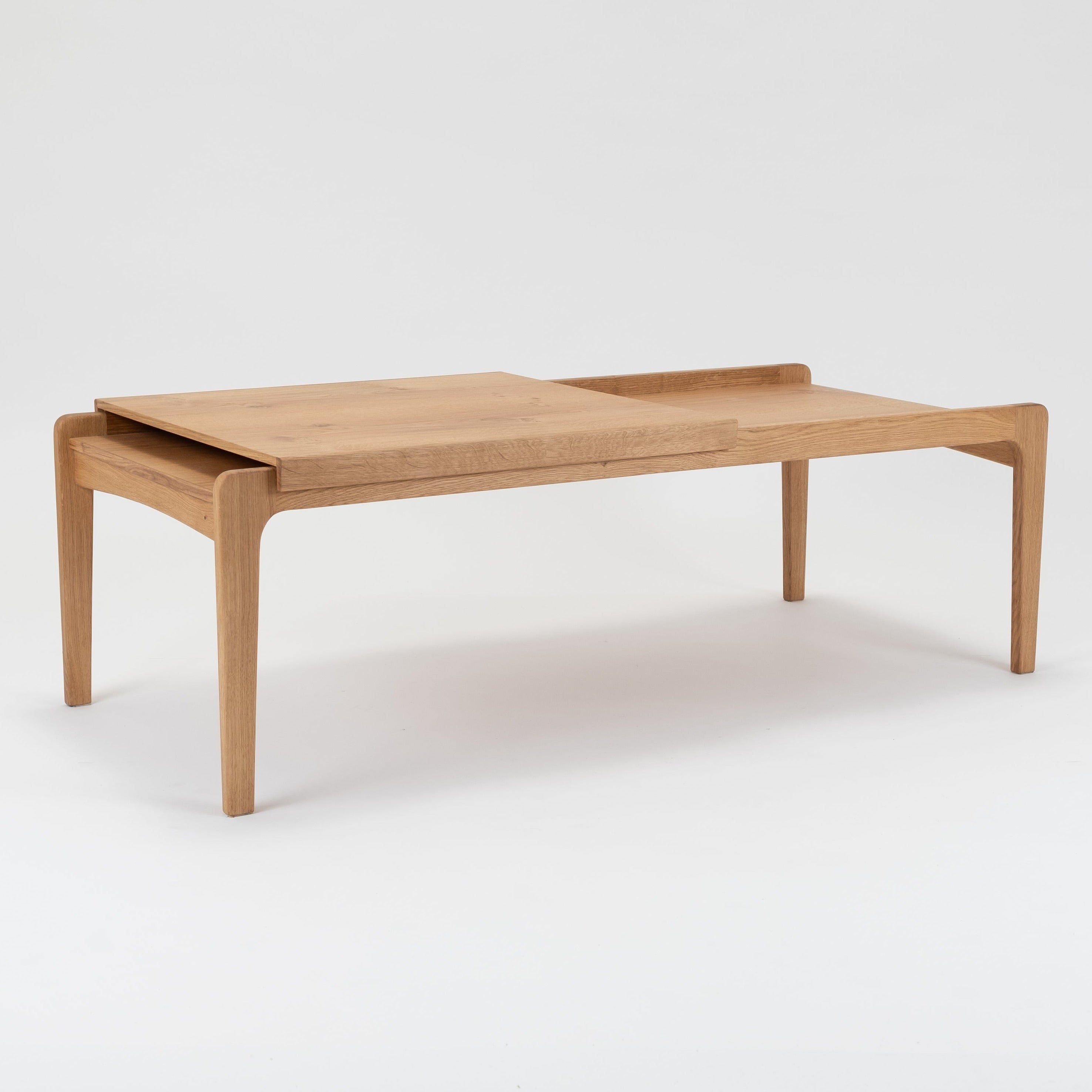 1378 COFFEE Table oak, side view
