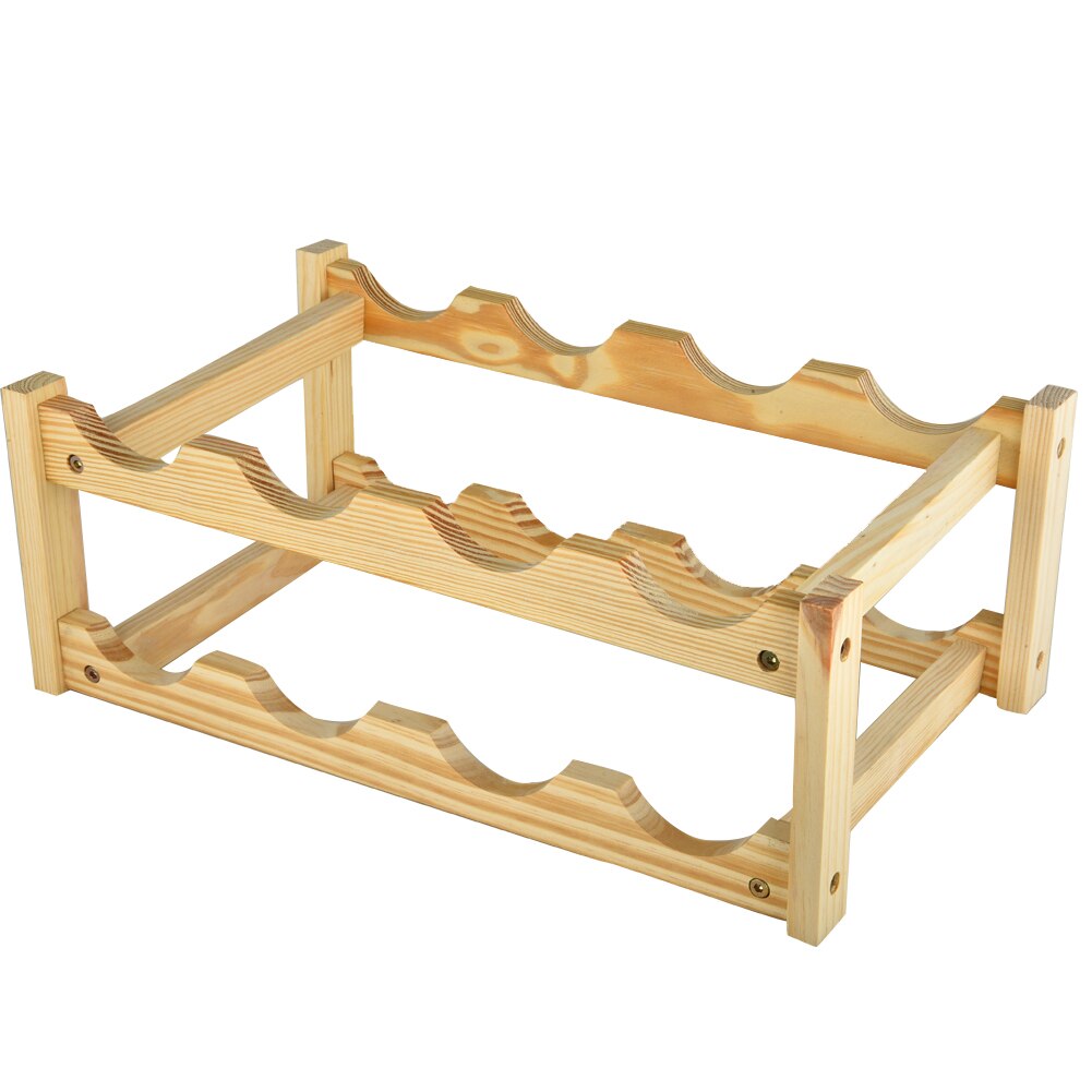 WOOD Household Wine Rack-2 layers