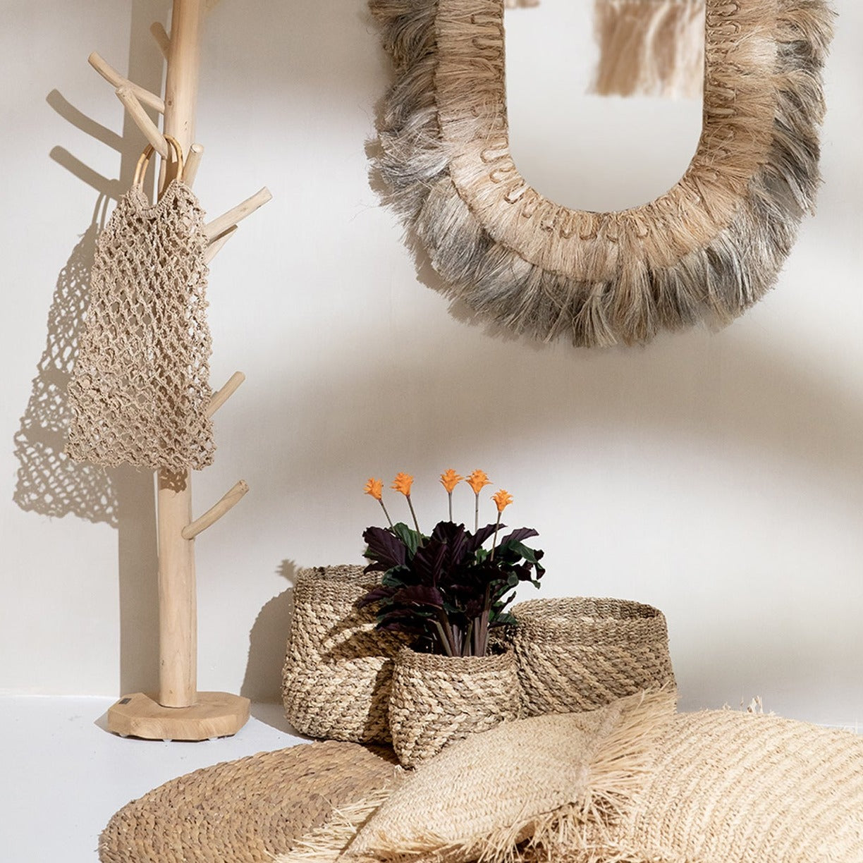 THE WATER HYACINTH Teppich Natural-150