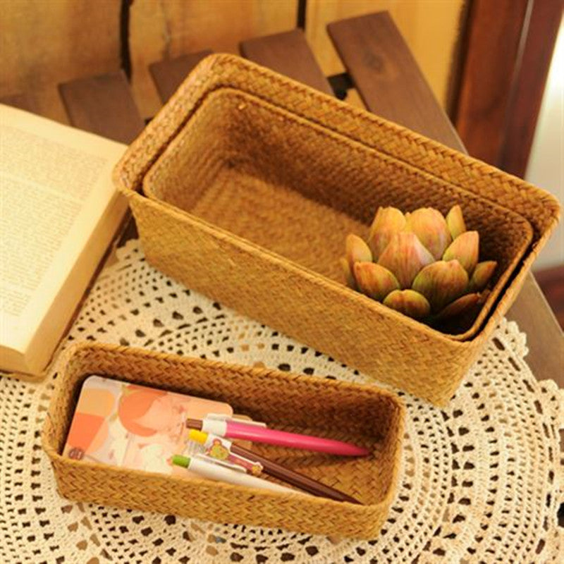 Weben Aufbewahrungskorb Rattan