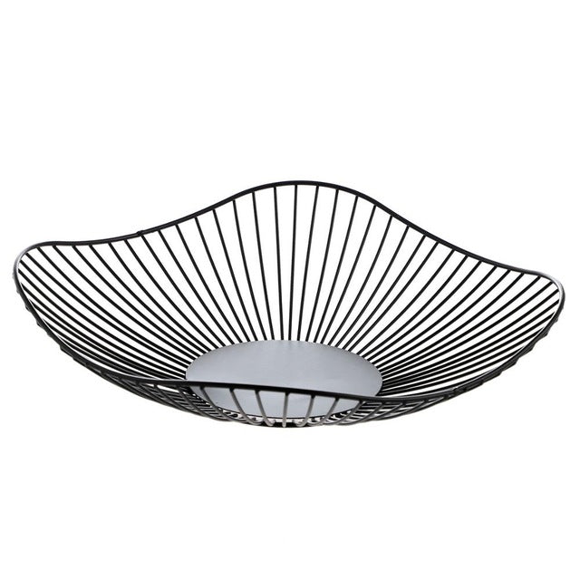 Kreativer unregelmäßiger Desktop-Obstkorb