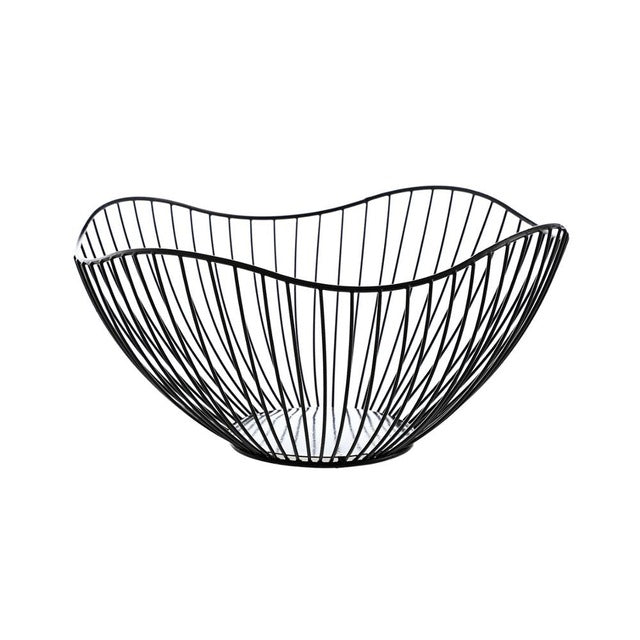 Kreativer unregelmäßiger Desktop-Obstkorb