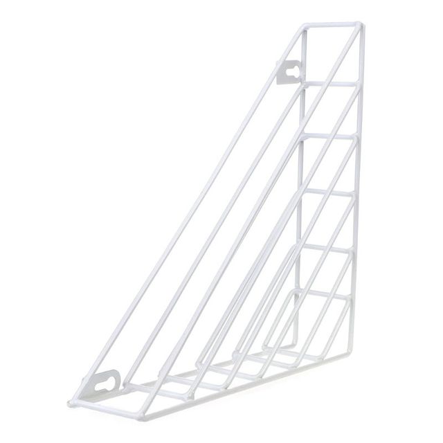 Nordic Geometric Shape Iron Magazine Storage Rack