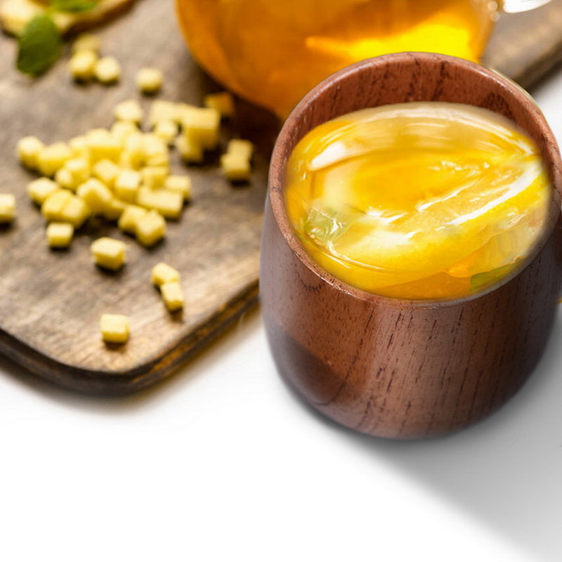 Handgefertigte Teetassen aus Naturholz