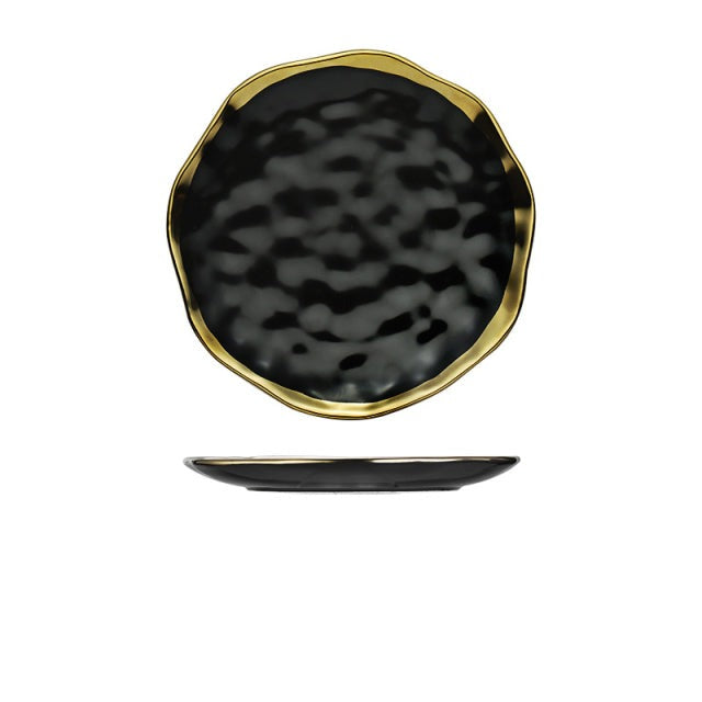 Nordischer Keramikteller Obstsalat Dessert