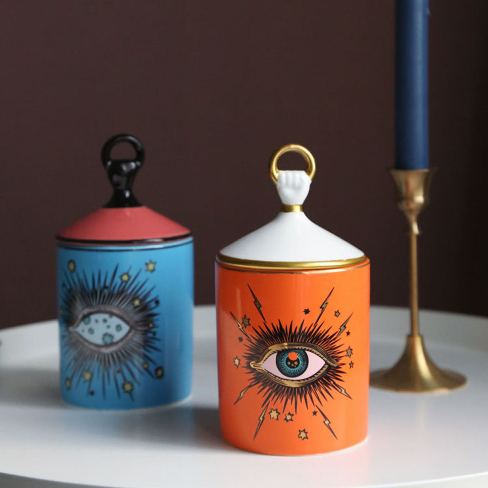 Handgefertigter Kandelaber Big Eye Jar