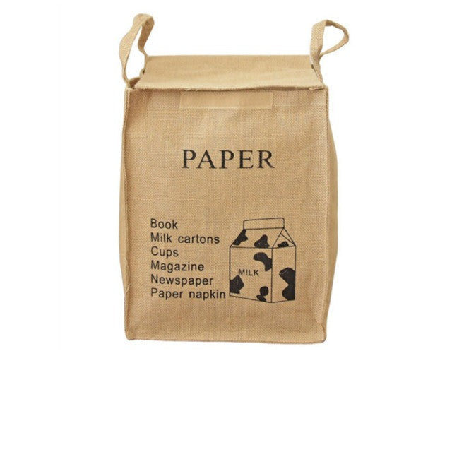 Faltbare Aufbewahrungsbox aus Baumwollleinen