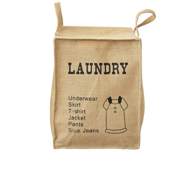 Faltbare Aufbewahrungsbox aus Baumwollleinen