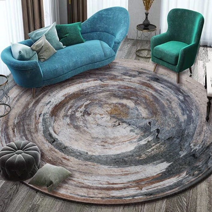 3D-gedruckter weicher Teppich im nordischen Stil