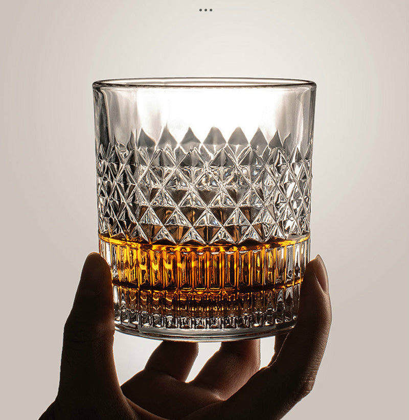 Altmodisches Whiskyglas