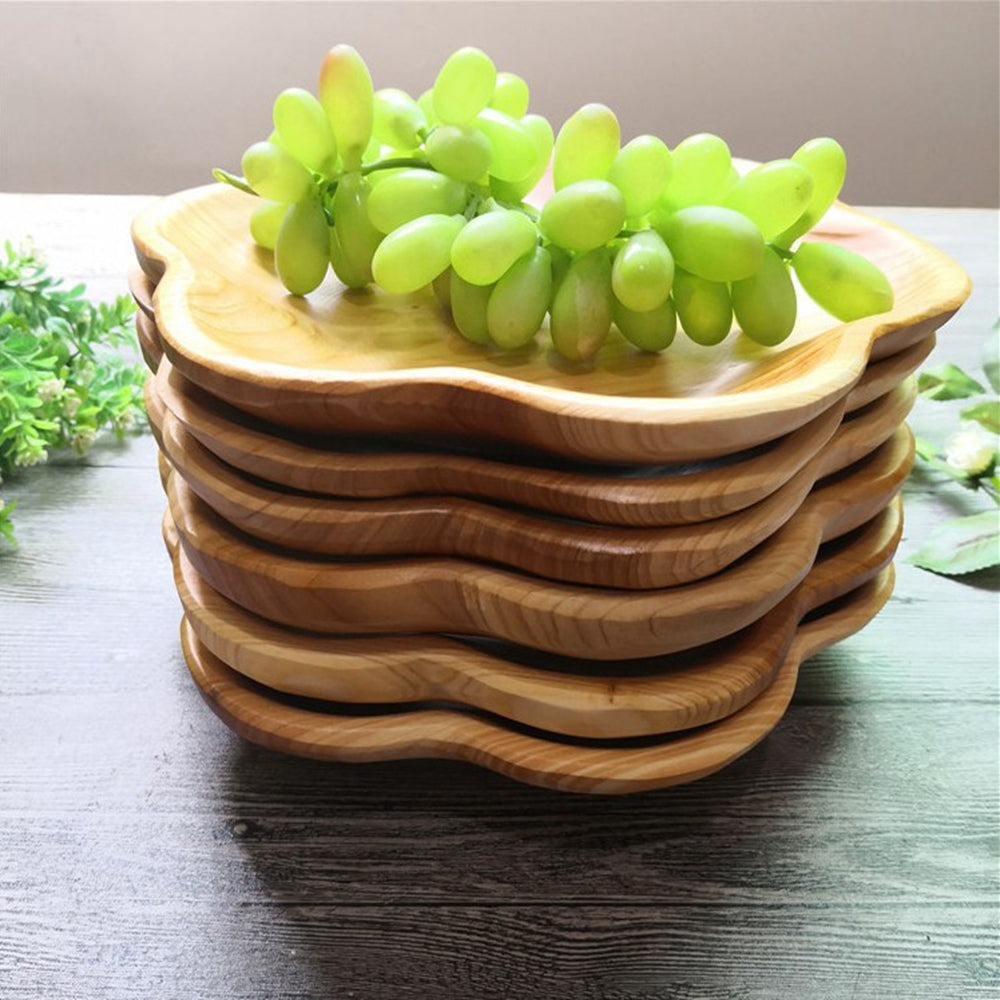 Einzigartiges handgefertigtes Serviertablett aus Naturholz