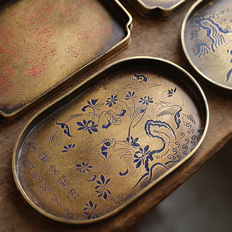 Imitation Bronze Gemalt Messing Topf