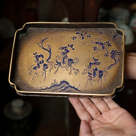 Imitation Bronze Gemalt Messing Topf