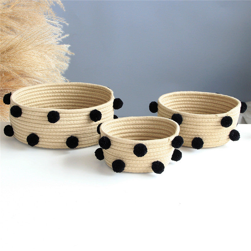 Nordic Cotton Rope Woven Lagerkörbe