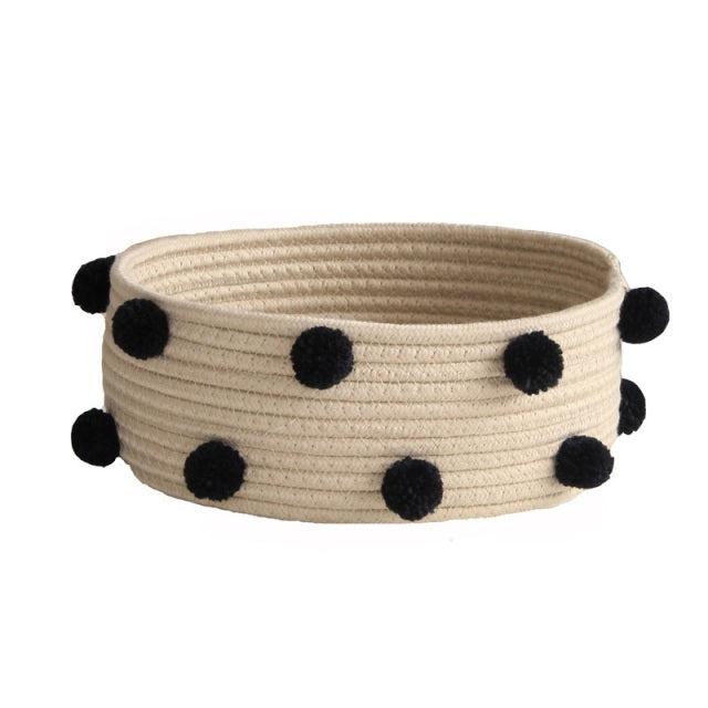 Nordic Cotton Rope Woven Lagerkörbe