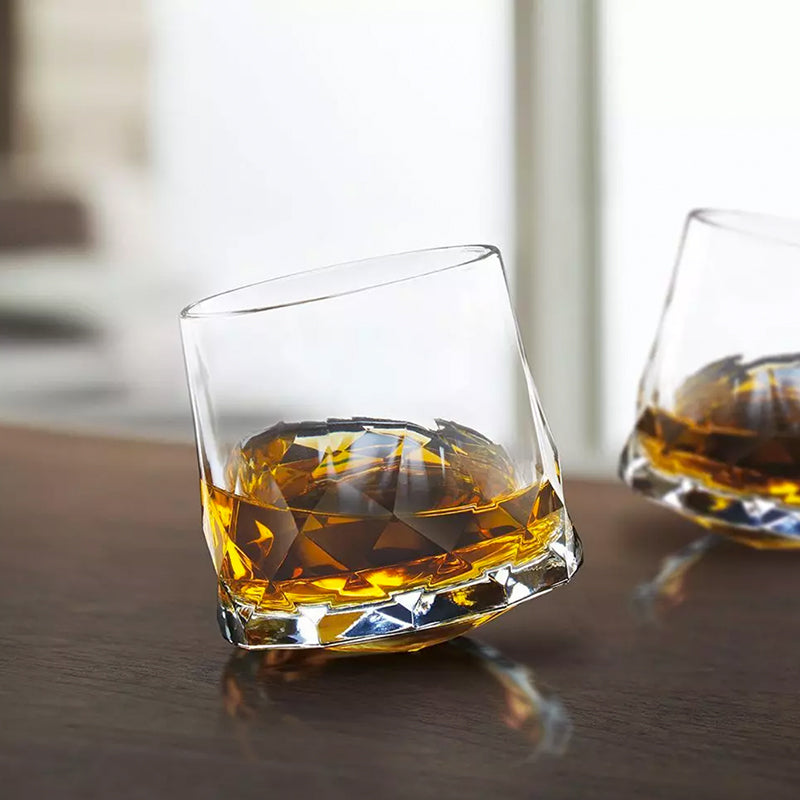 Altmodisches Whiskyglas