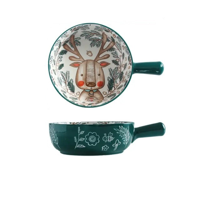 Ein-Griff-Keramik-Schale