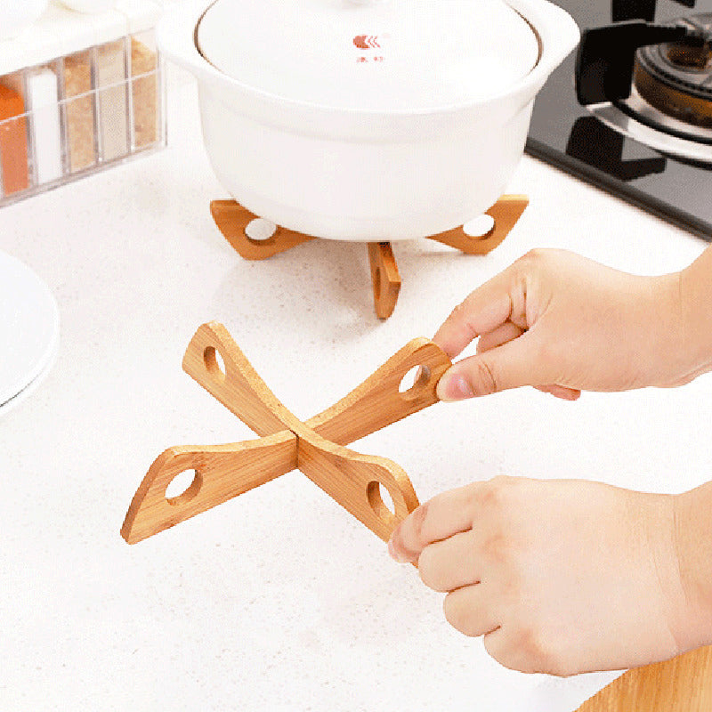 Abnehmbares Holz-Tablettgestell