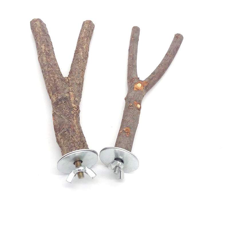 Naturholz Haustier Papagei Baum Zweig