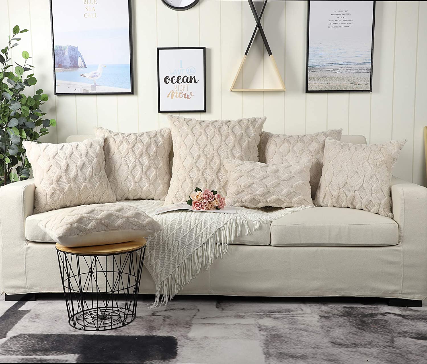 SOFT DECORATIVE Kuscheliger Kissenbezug