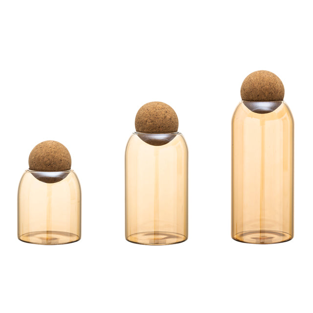 Transparenter Flaschenaufbewahrungskorken versiegelt