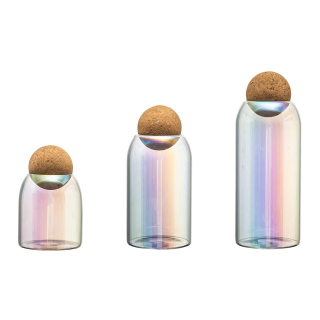 Transparenter Flaschenaufbewahrungskorken versiegelt