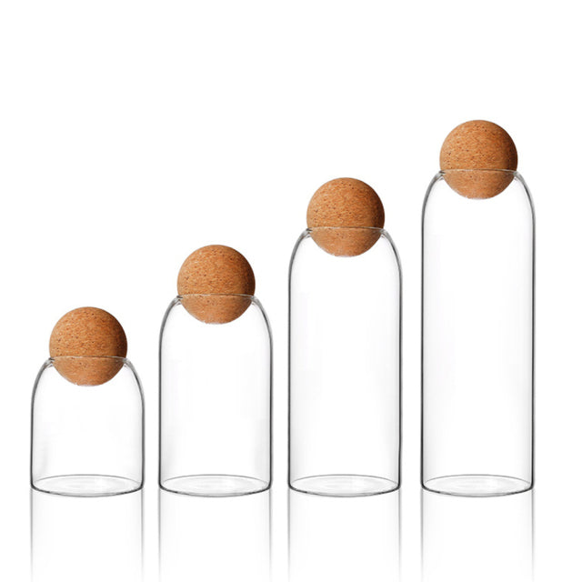 Transparenter Flaschenaufbewahrungskorken versiegelt