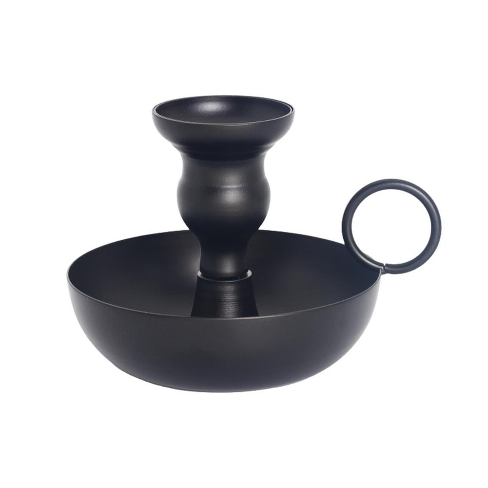 Eisen Vintage schwarz Kerzenhalter