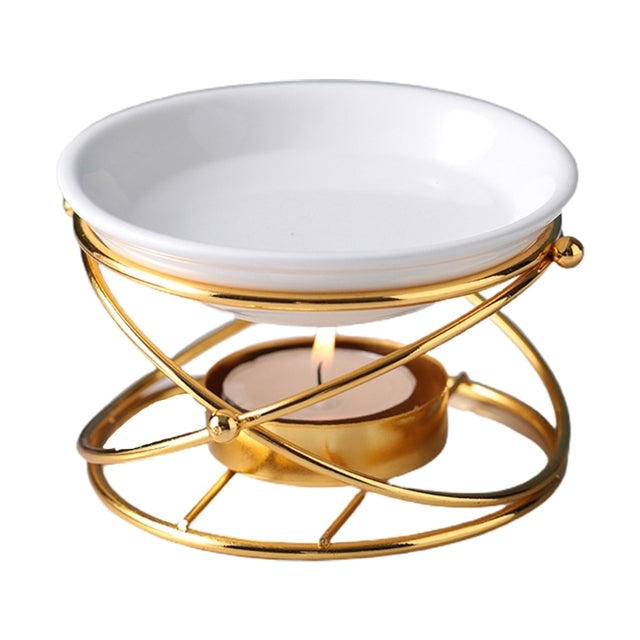 Teelichthalter mit Keramikölbrenner