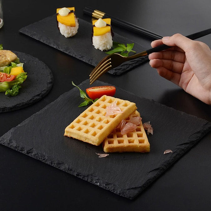 Naturstein Farbe Japanische Felsplatte Flache Platten