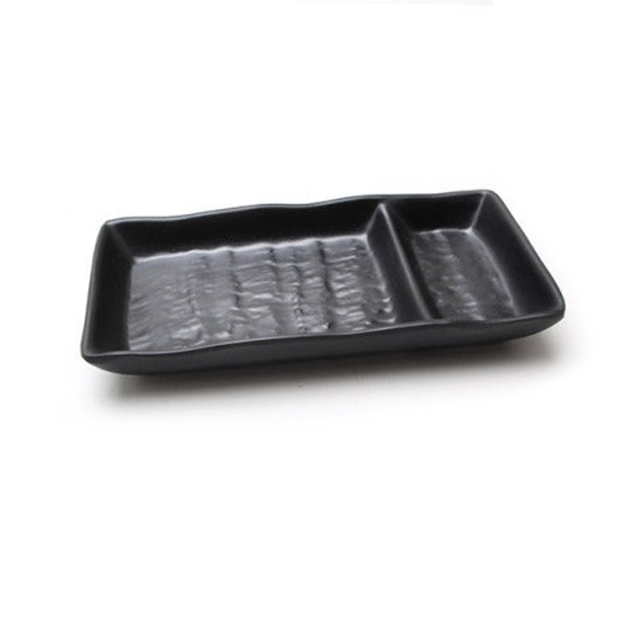 Schwarze Sushi-Bar-Snack-Tabletts