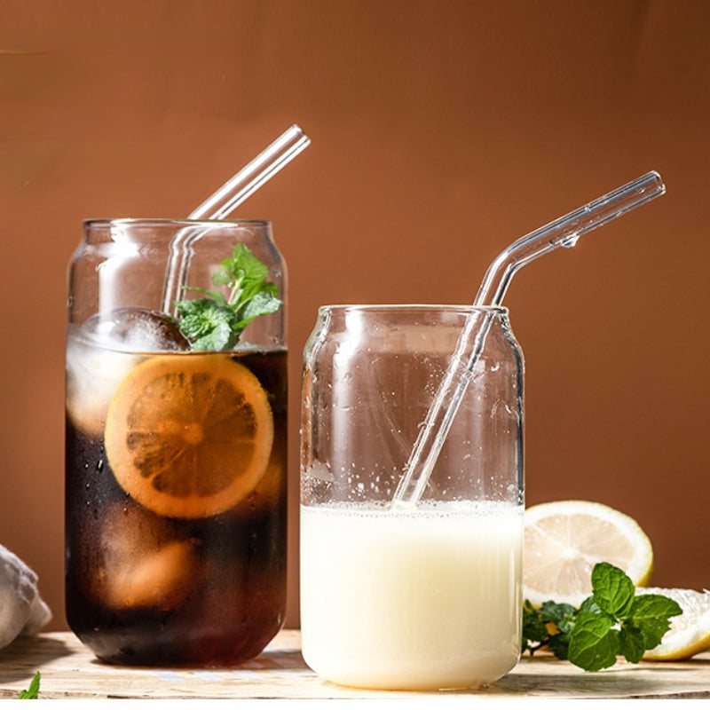 Glasbecher im europäischen Stil für kalte Getränke