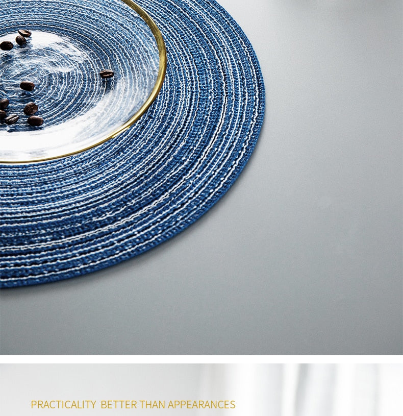 Leinen rutschfeste Tischsets Heimtextilien