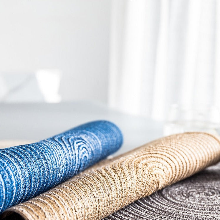 Leinen rutschfeste Tischsets Heimtextilien