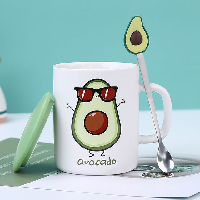 Avocado Kaffeebecher aus Keramik