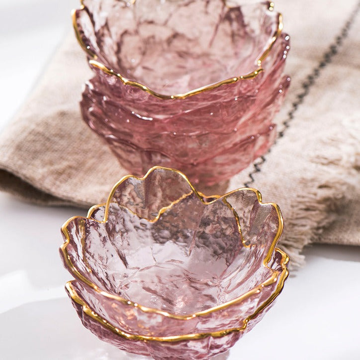 Soßenschüssel mit Goldintarsie