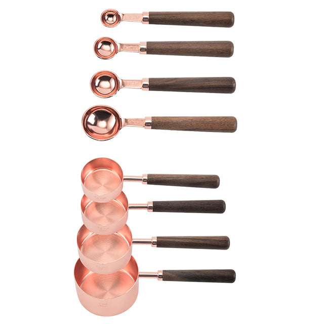 Messbecher-Löffel-Set aus Edelstahl