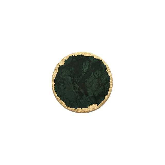 Tabletts aus natürlichem Marmor mit goldenen Strichen